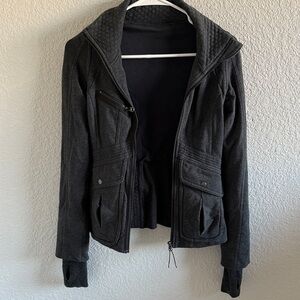 Women's Black Jacket Lululemon size 2